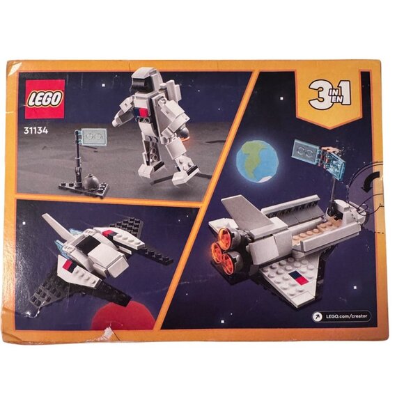 Lego Creator 31134 144 Pieces 3 in 1 Space Shuttle NWB 6+ - Picture 2 of 4